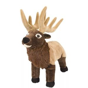 Wild Republic Cuddlekins Elk Standing 12 Inch Animal Plush NEW Soft Stuffy